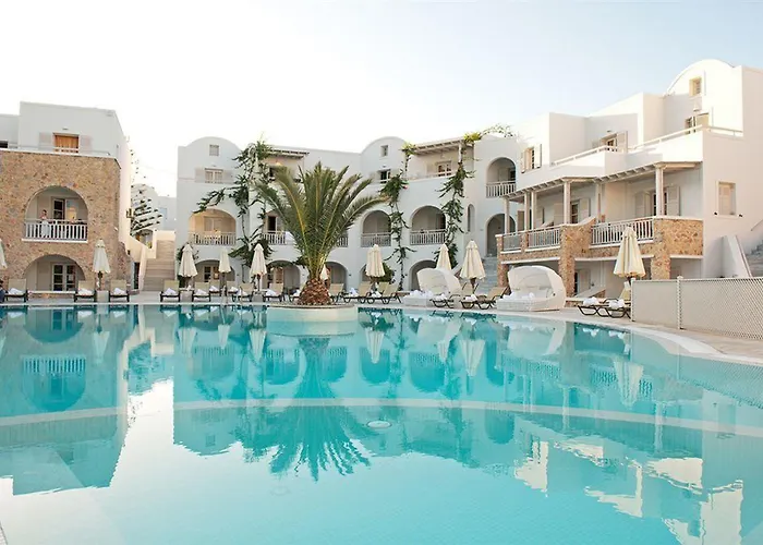 fotos do Aegean Plaza Hotel Kamári